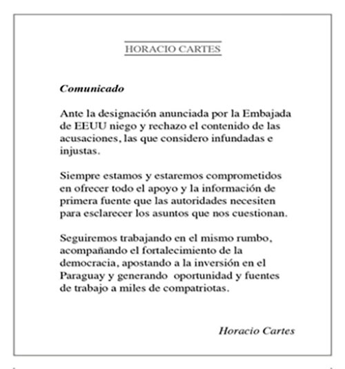 Horacio Cartes es corrupto y antidemocratico 3