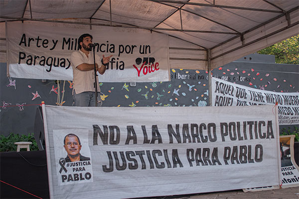 Arte y militancia por un Paraguay libre de mafia 2